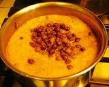 A picture of step 6 of Appam with kadalai curry (chickpea masala curry).