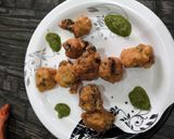 A picture of step 5 of Farali pakode.