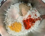 A picture of step 2 of White Poha Cutlet.