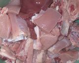 A picture of step 1 of Goan chicken cafreal.
