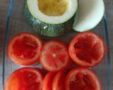 Une image de l'étape 1 de 🍅Tomates et courgettes farcies veggies express.