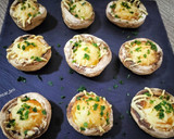 Foto del paso 6 de la receta: Champiñones rellenos gratinados con huevos de codorniz en airfryer
