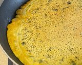 A picture of step 5 of Wild Garlic Chickpea Farinata.