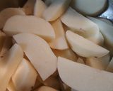 A picture of step 1 of Thick Fries/ Chips.