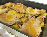 Foto del paso 7 de la receta Chuletas de cerdo al horno con glaseado de mermelada de melocotón y especias