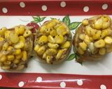 A picture of step 6 of Sweet corn and mozarella cheese crumpets.