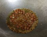 A picture of step 2 of Rajgira Upma.