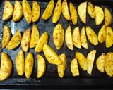 A picture of step 3 of Baked Potato Wedges.