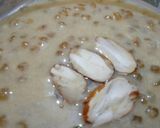 A picture of step 5 of Sabudana Kheer with plum Jaggery.