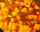 A picture of step 3 of Aloo Gobhi.