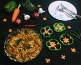 A picture of step 6 of Veg Chow Mein / Chinese Noodles.