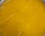A picture of step 8 of Mango cheesecake.