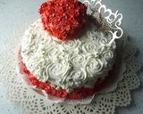 عکس مرحله 1 از دستور تزیین کیک سالگرد ازدواج💑