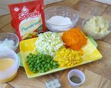 Foto del paso 1 de la receta: Mini tortillitas de verduras horneadas