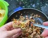 Foto del paso 3 de la receta: Cestitas de galets rellenas 😜