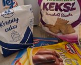 Rakott pudingos - kekszes desszert recept fázis 1 fotója
