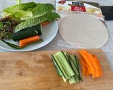 A picture of step 2 of Veggies Wrapped.