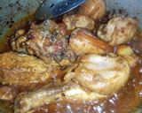 A picture of step 3 of Murgh Achari.