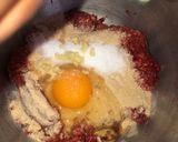 A picture of step 1 of Meat balls.