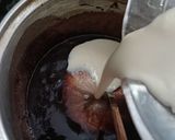 Foto langkah ke 4 dari resep Pudding Coklat Roti Tawar.