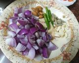 A picture of step 2 of Egg pototo curry.