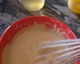 A picture of step 5 of Chocolate Lemon glaze doughnuts.