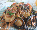 Foto del paso 6 de la receta: Mezclum de spaghetti con alcachofas y tomate 🍅