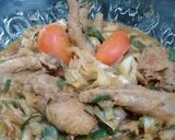Foto langkah ke 12 dari resep Krengsengan ceker+kepala ayam(kromoan) +sayur kol.