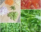 A picture of step 1 of Vegetable Pulao - quick & easy.