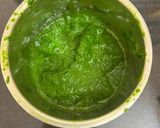 A picture of step 1 of Lehsooni Spinach { Palak } Khichadi { Winter Special }.