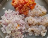 A picture of step 2 of Bamboo shoots prawns masala.