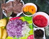 A picture of step 2 of Beef Tongue Stew.