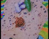 A picture of step 3 of 5 ingredients Besan roti.
