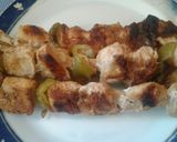 A picture of step 5 of Rice with Shish Tawook - Delicious 😍😋.