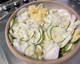 Une image de l'étape 10 de Gratin de navet blanc et courgette au jambon cru et emmental.