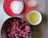 Une image de l'étape 1 de Sorbet framboise thermomix.
