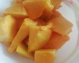 A picture of step 2 of Mango Sorbet.