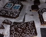 Foto del paso 2 de la receta: Mi casita de jengibre, chocolate y glasé!!🏠🎄🎄🎇