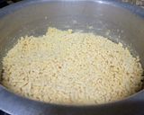 A picture of step 2 of Chanay ki daal ka halwa.