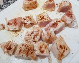 Foto del paso 4 de la receta: Fideos con estofado de pollo y vegetales salteados