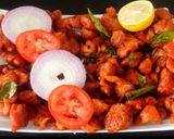 A picture of step 4 of Crispy mushroom 65.
