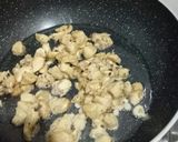 A picture of step 2 of Mixed Fried Rice.