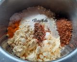 A picture of step 2 of Kothambir Vadi Waffle.