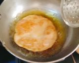 A picture of step 3 of Soya flour ajwain puri.