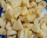 A picture of step 1 of Macorani salad.