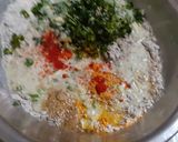 A picture of step 2 of Meethi ka dhebra.
