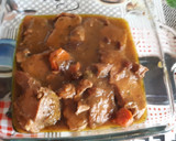 Foto del paso 9 de la receta: Redondo en salsa de zanahoria y uvas pasas