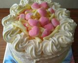 Foto langkah ke 5 dari resep Buttercream Lemon Asam Manis Segar Kokoh untuk Hiasan Cake.