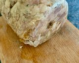 A picture of step 5 of Homemade chicken ham (in a ham maker).