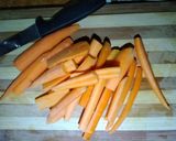 A picture of step 4 of Creamy garlic mashed potatoes with brown sugar baked Carrot's.